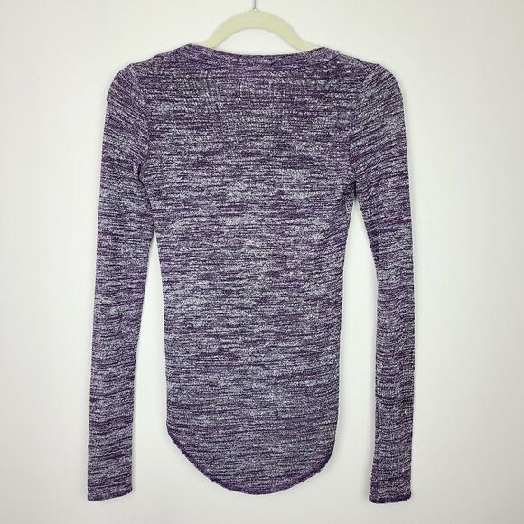ARITZIA Wilfred Free Diapason Purple Long Sleeve T-Shirt XXS - Picture 10 of 16